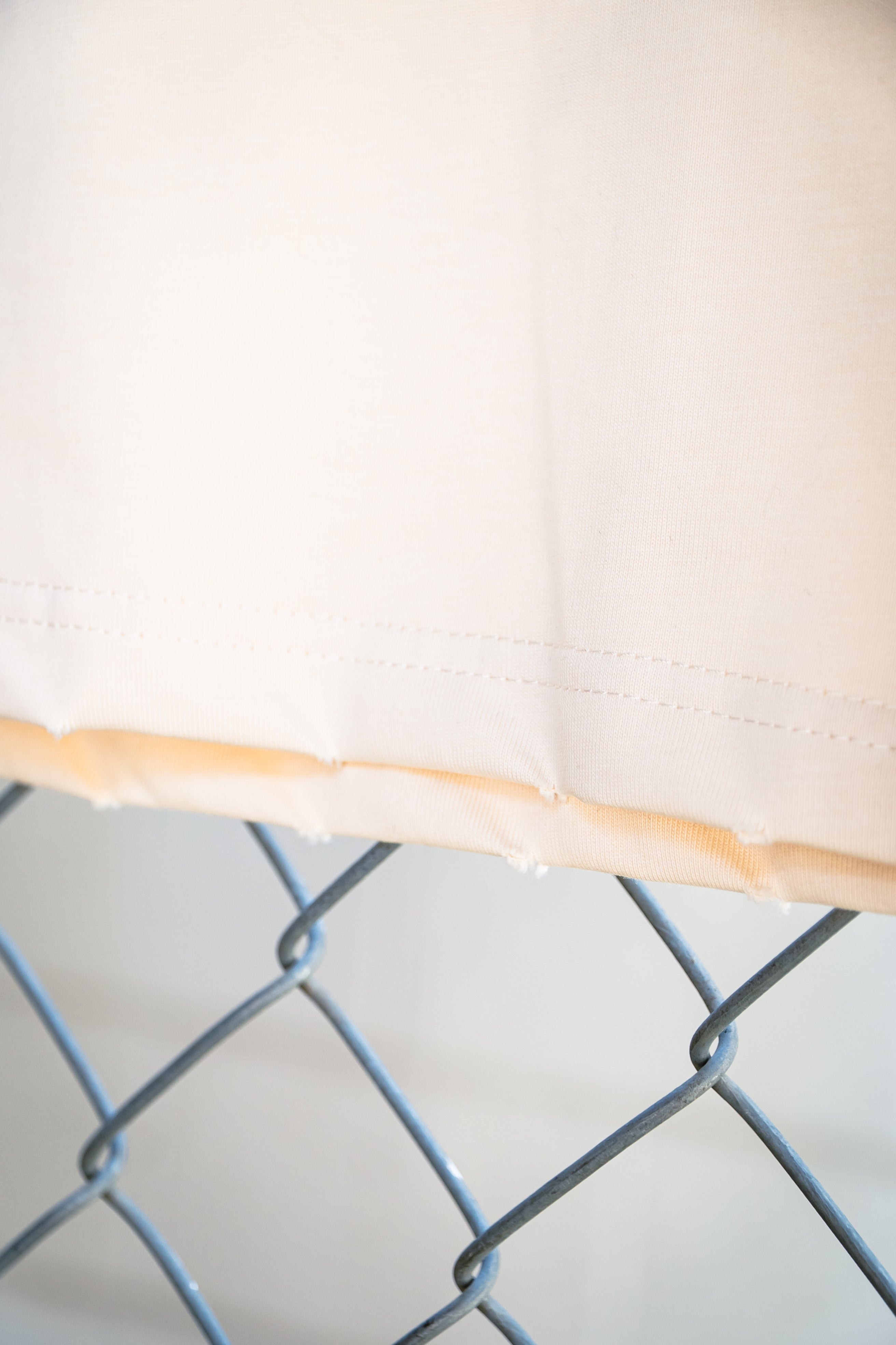 Cream Global Rockstar Cut-Off Tee