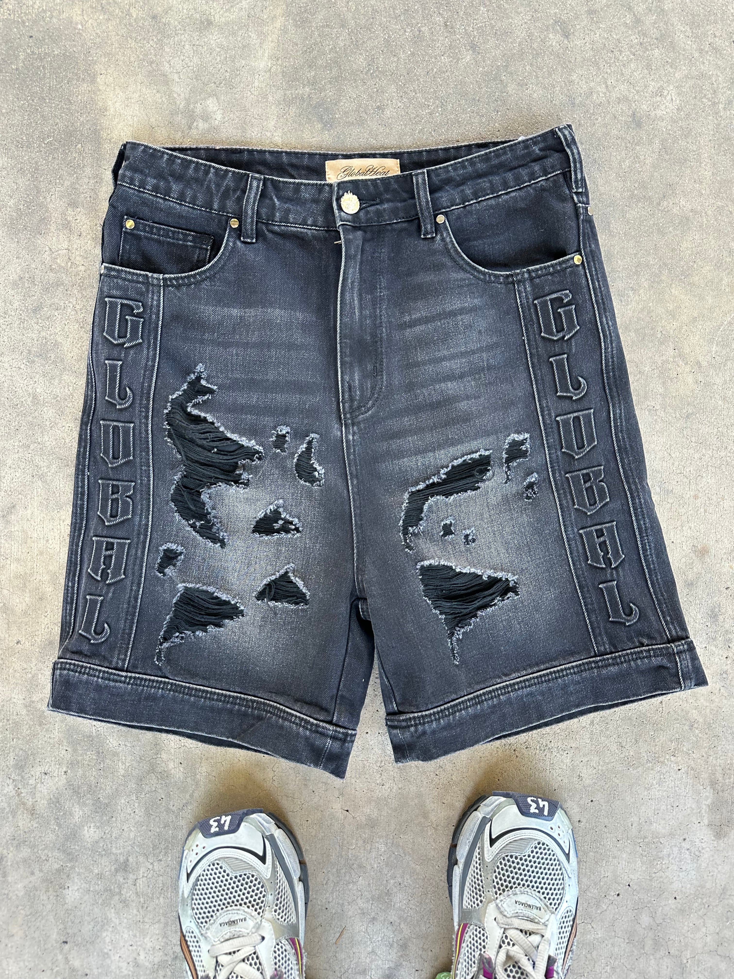 Black And Blue Global Denim Shorts Bundle