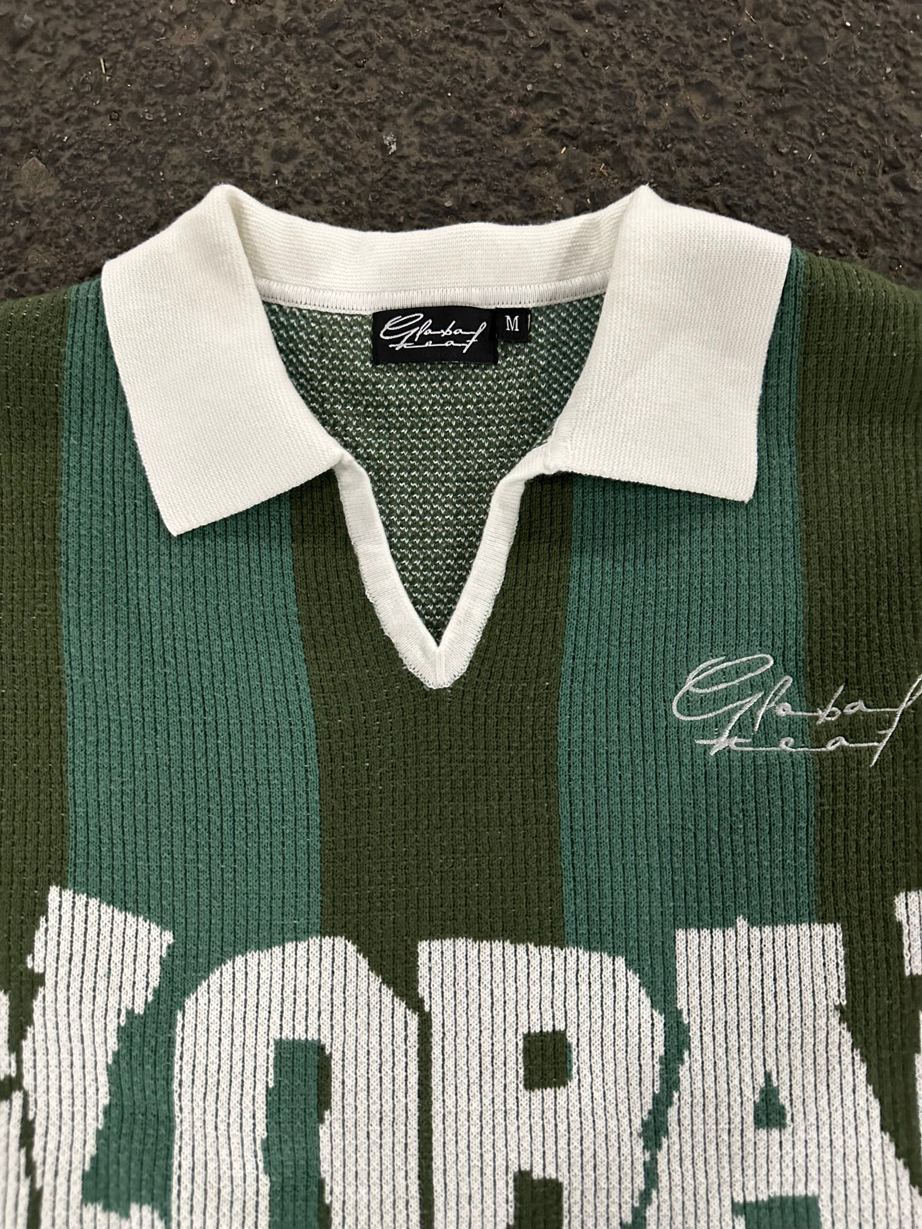 Green And White Polo