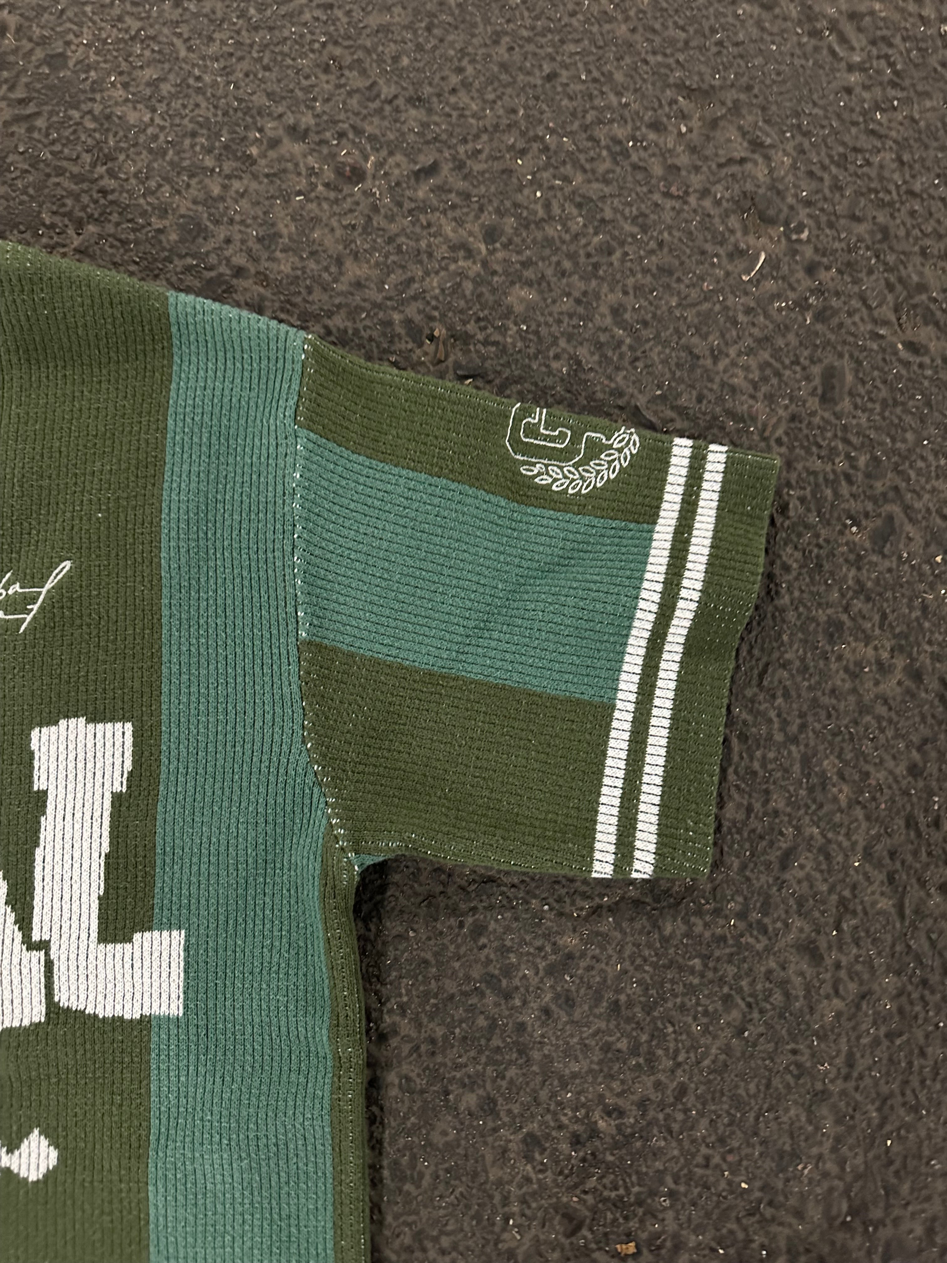 Green And White Polo