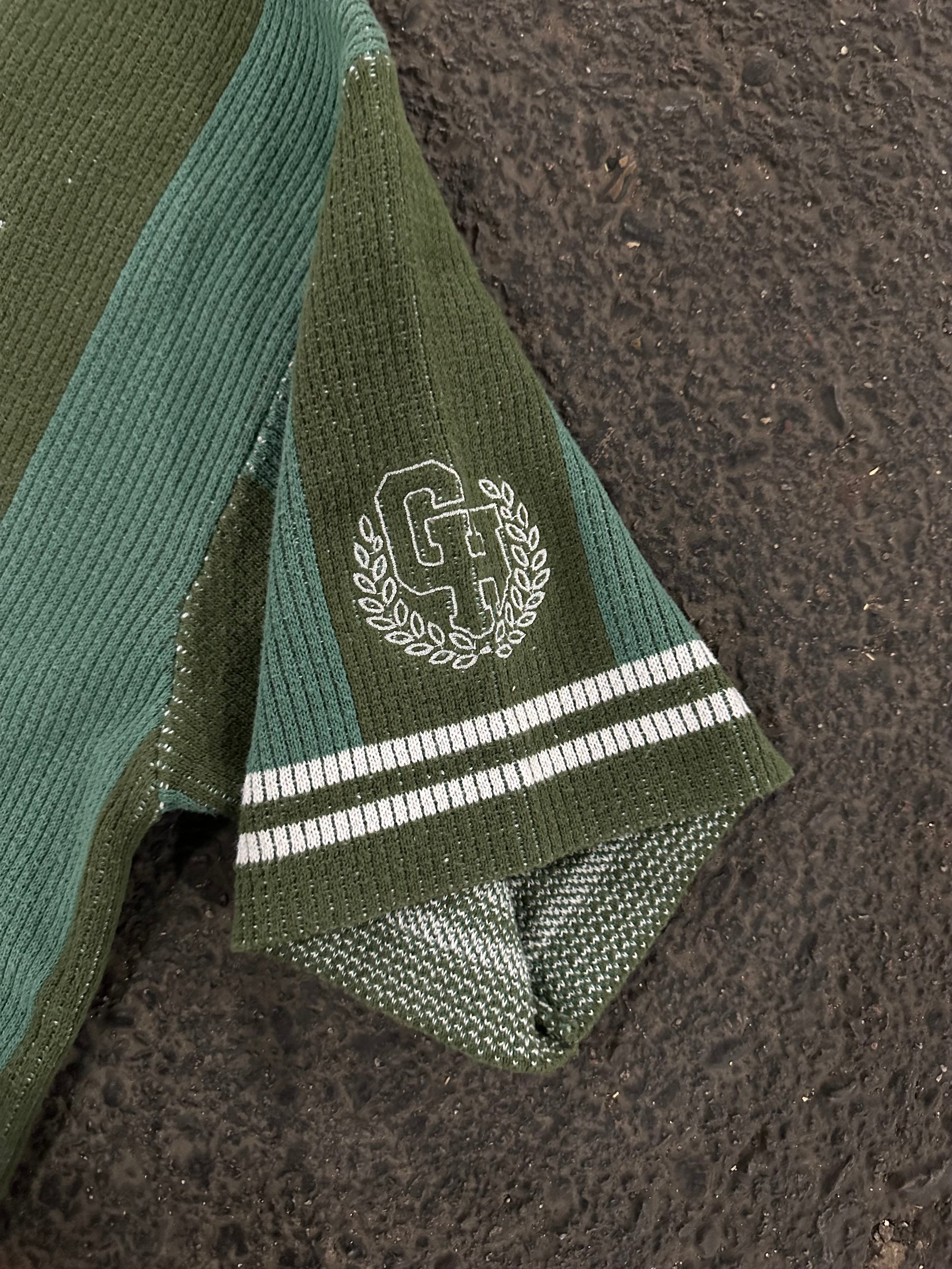 Green And White Polo